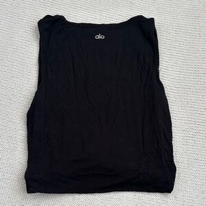 Alo Yoga Black Tank Top Size Small